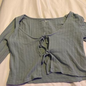 sage green tie shirt